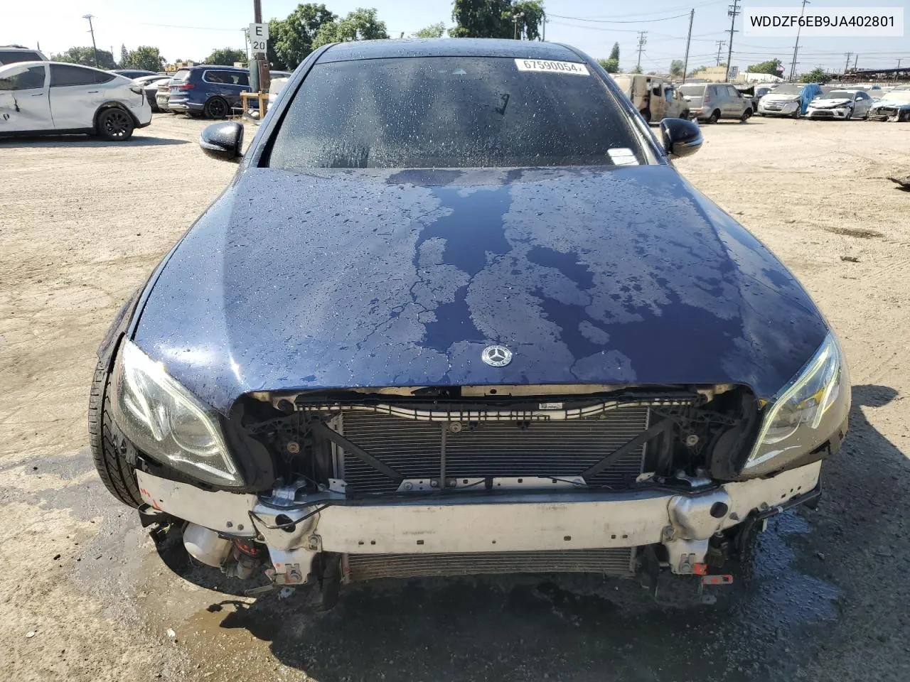 2018 Mercedes-Benz E 43 4Matic Amg VIN: WDDZF6EB9JA402801 Lot: 67590054