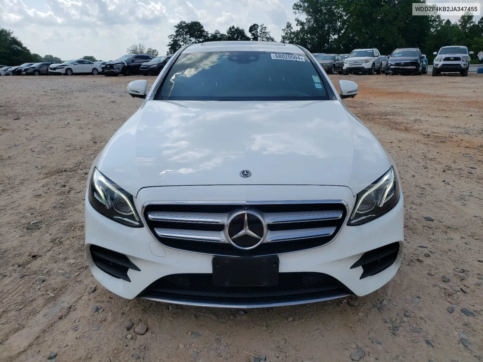 2018 Mercedes-Benz E 300 4Matic VIN: WDDZF4KB2JA347455 Lot: 68020504