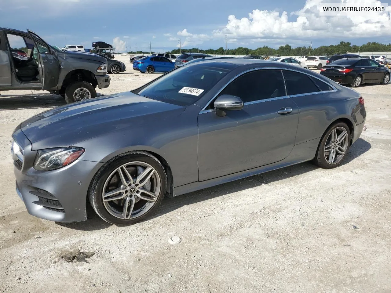 2018 Mercedes-Benz E 400 VIN: WDD1J6FB8JF024435 Lot: 69194974