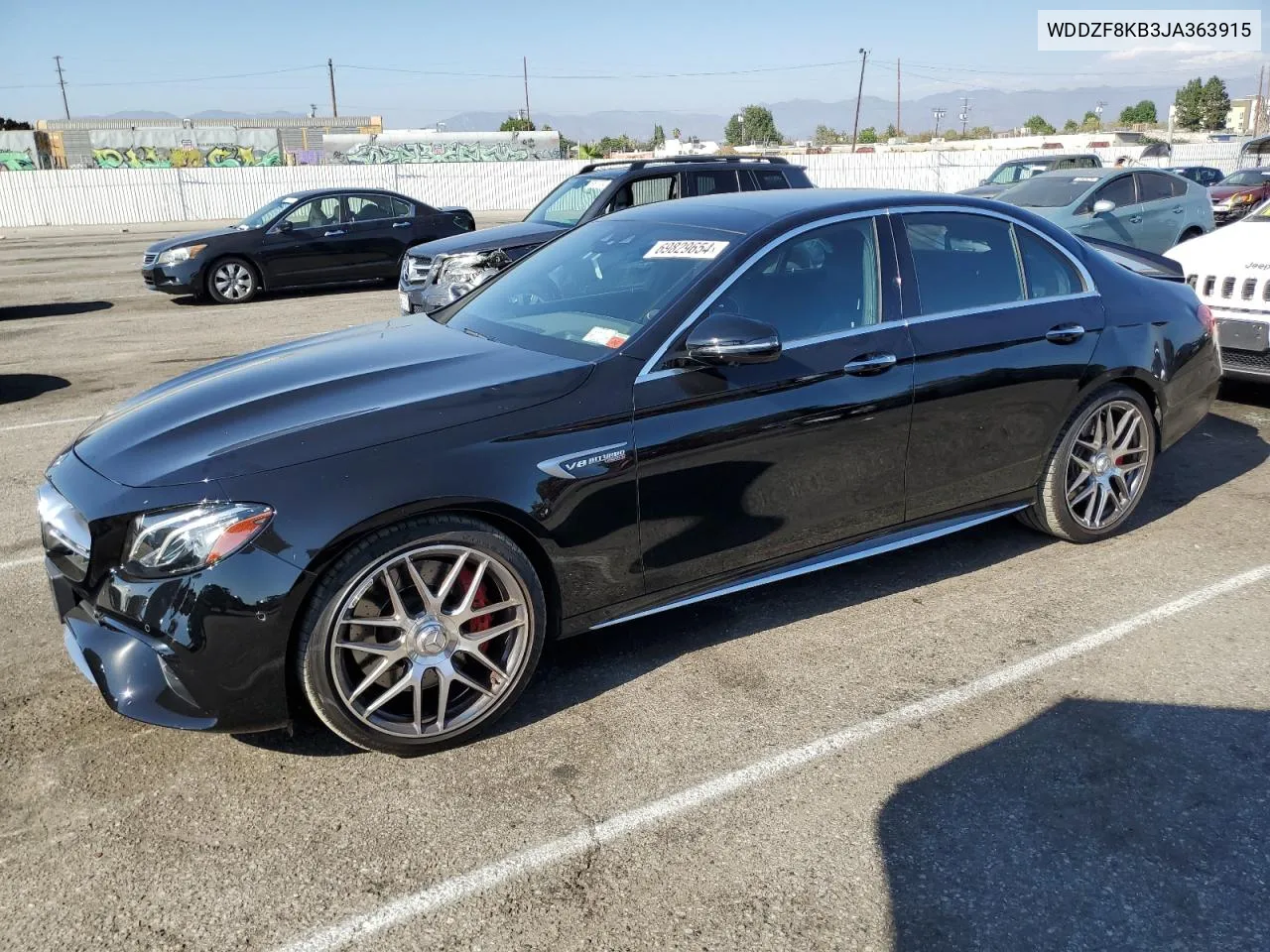 2018 Mercedes-Benz E 63 Amg-S VIN: WDDZF8KB3JA363915 Lot: 69829654