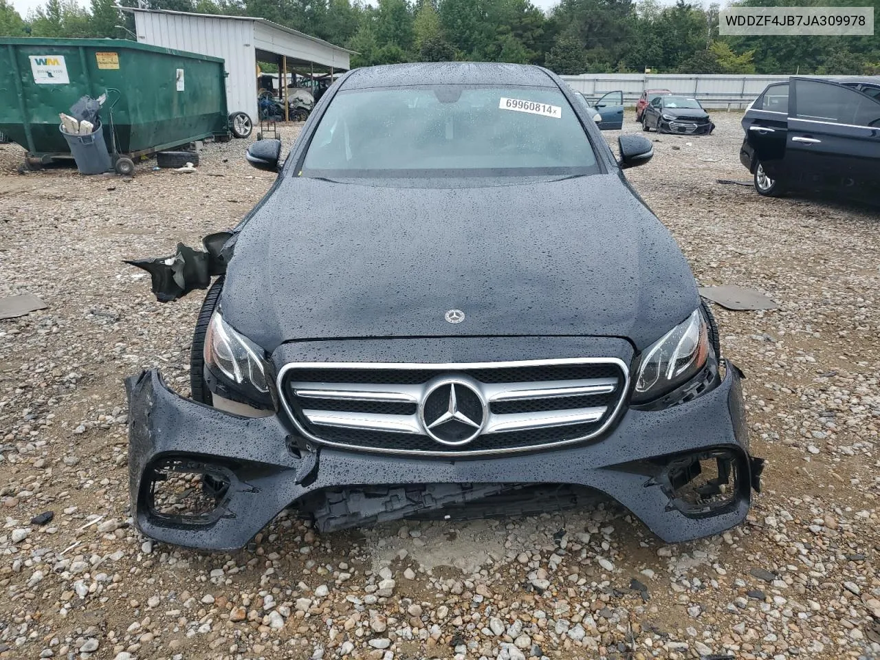 2018 Mercedes-Benz E 300 VIN: WDDZF4JB7JA309978 Lot: 69960814