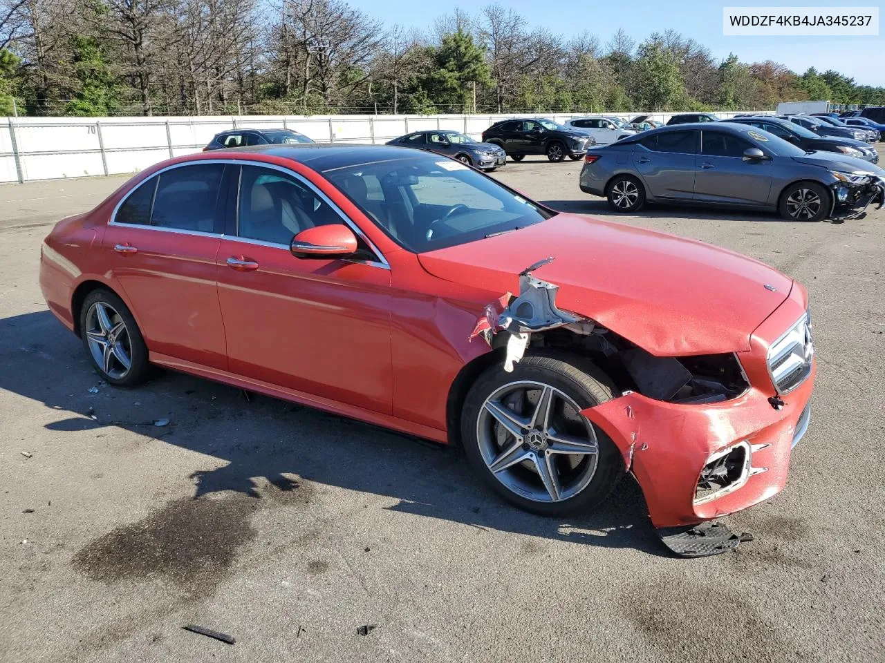 2018 Mercedes-Benz E 300 4Matic VIN: WDDZF4KB4JA345237 Lot: 70323944