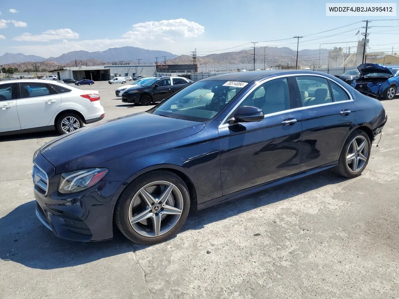 2018 Mercedes-Benz E 300 VIN: WDDZF4JB2JA395412 Lot: 70514084