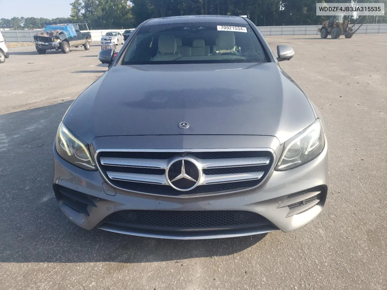 2018 Mercedes-Benz E 300 VIN: WDDZF4JB3JA315535 Lot: 70921534