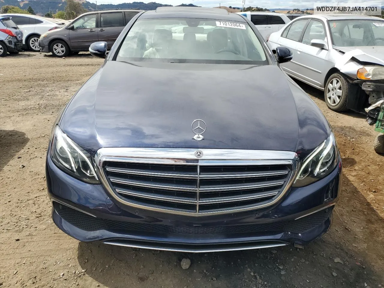 2018 Mercedes-Benz E 300 VIN: WDDZF4JB7JA414701 Lot: 71012064