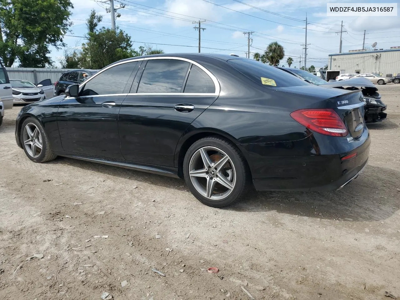 2018 Mercedes-Benz E 300 VIN: WDDZF4JB5JA316587 Lot: 71199724