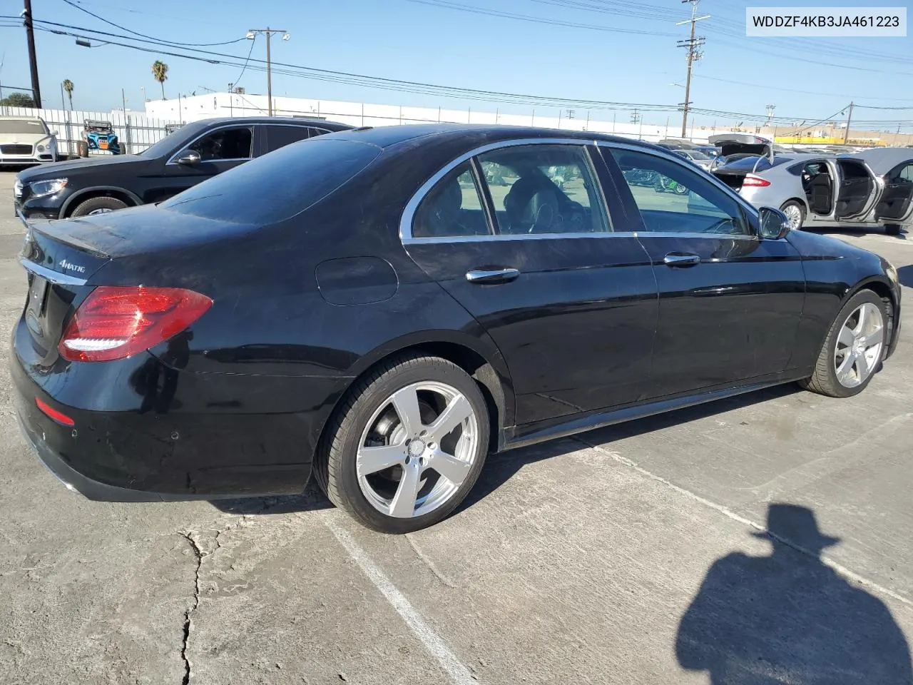 2018 Mercedes-Benz E 300 4Matic VIN: WDDZF4KB3JA461223 Lot: 71258484