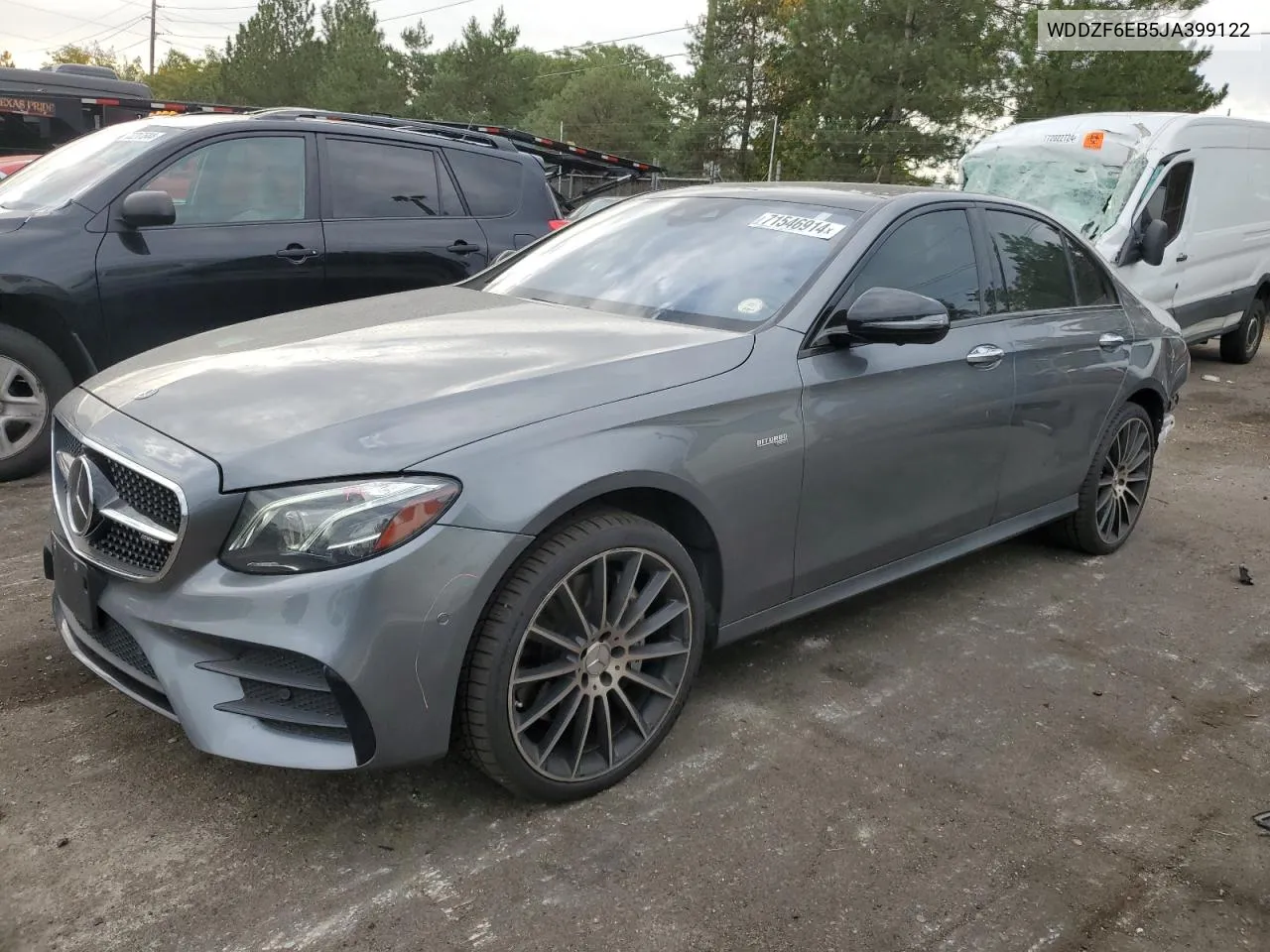 2018 Mercedes-Benz E 43 4Matic Amg VIN: WDDZF6EB5JA399122 Lot: 71546914