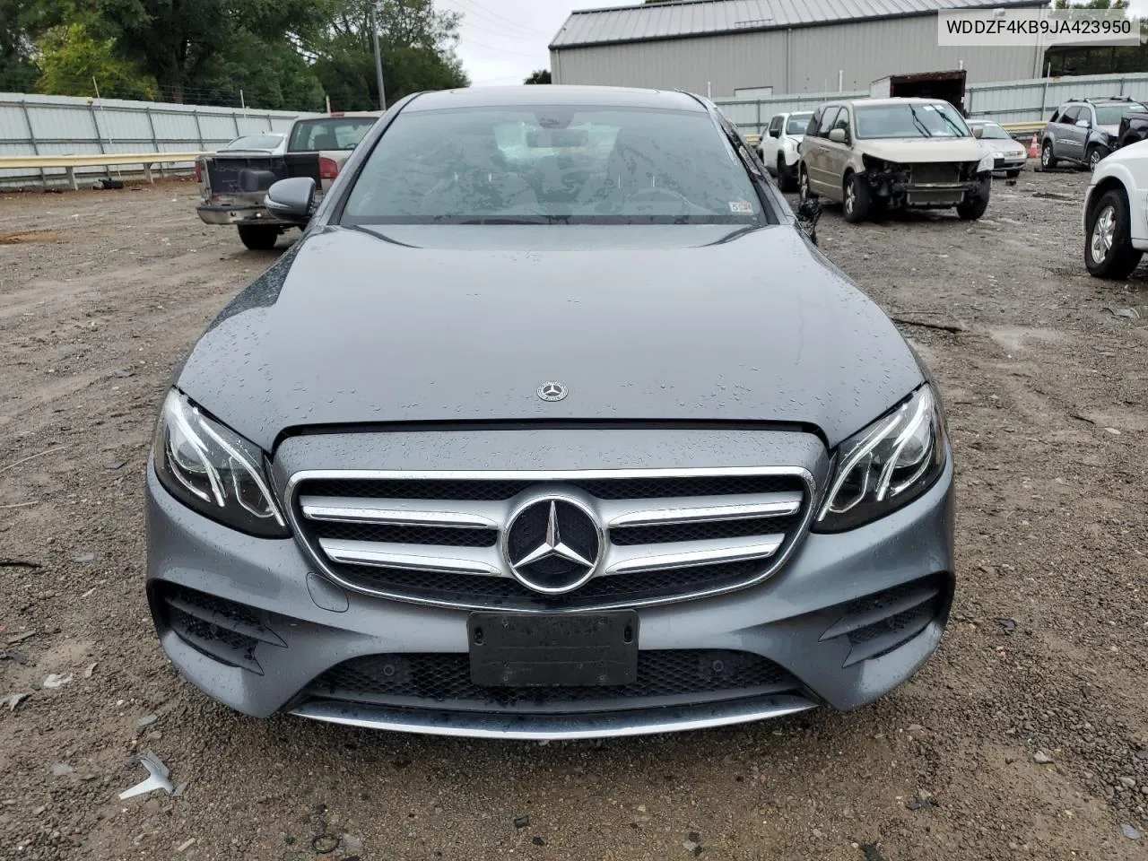 2018 Mercedes-Benz E 300 4Matic VIN: WDDZF4KB9JA423950 Lot: 71795104