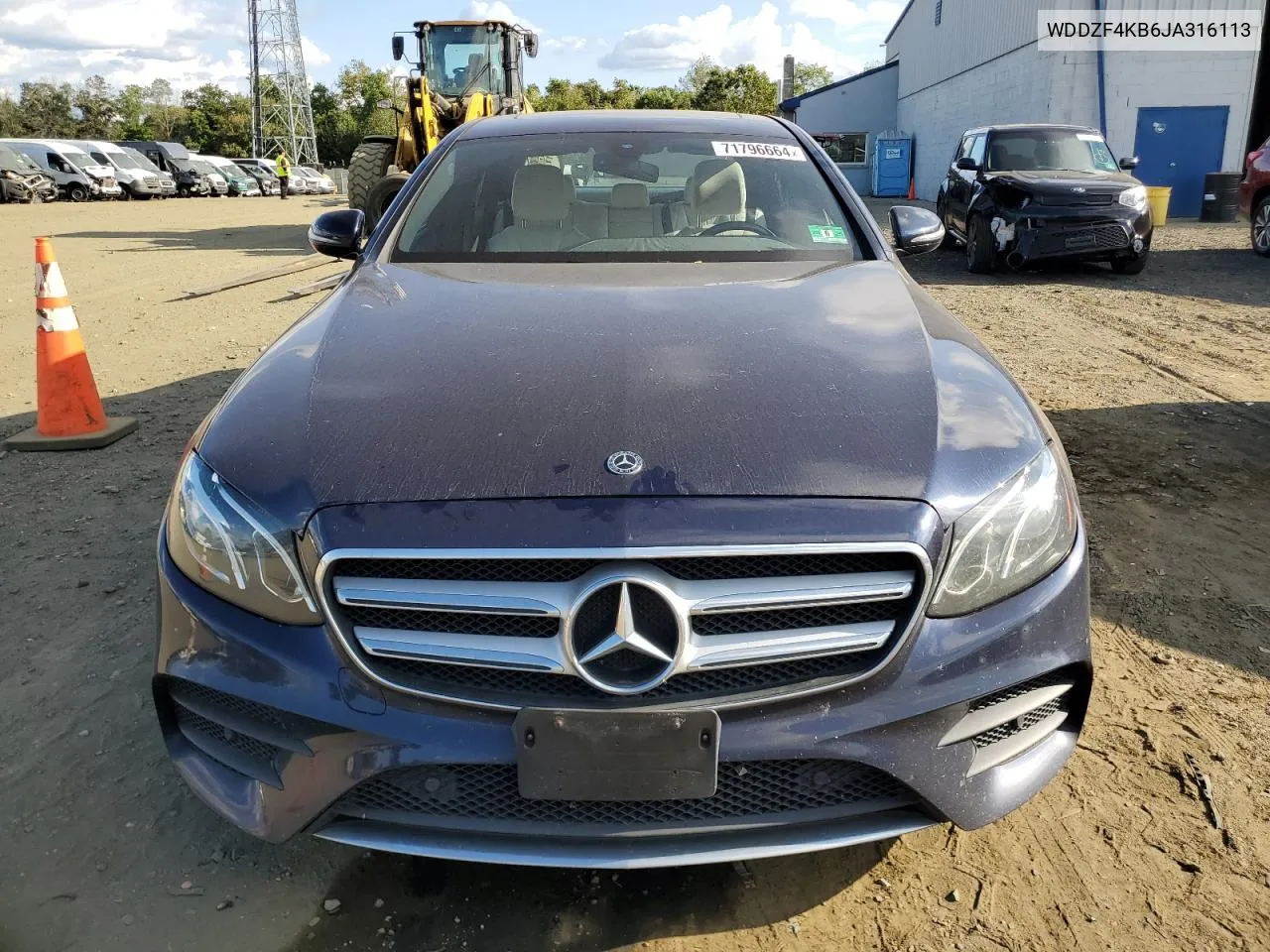 2018 Mercedes-Benz E 300 4Matic VIN: WDDZF4KB6JA316113 Lot: 71796664