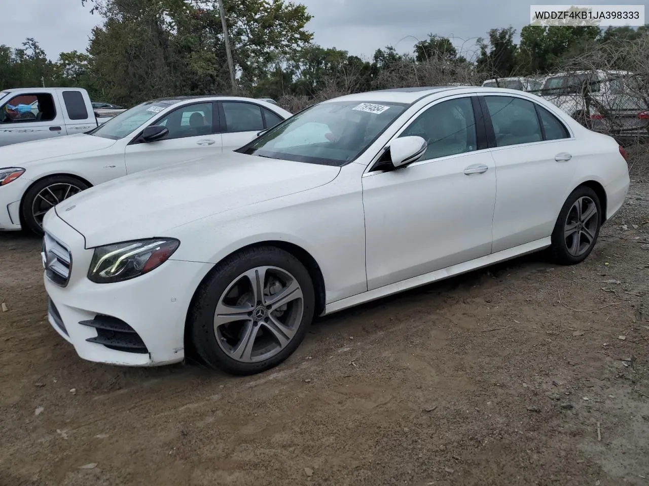 2018 Mercedes-Benz E 300 4Matic VIN: WDDZF4KB1JA398333 Lot: 71914554