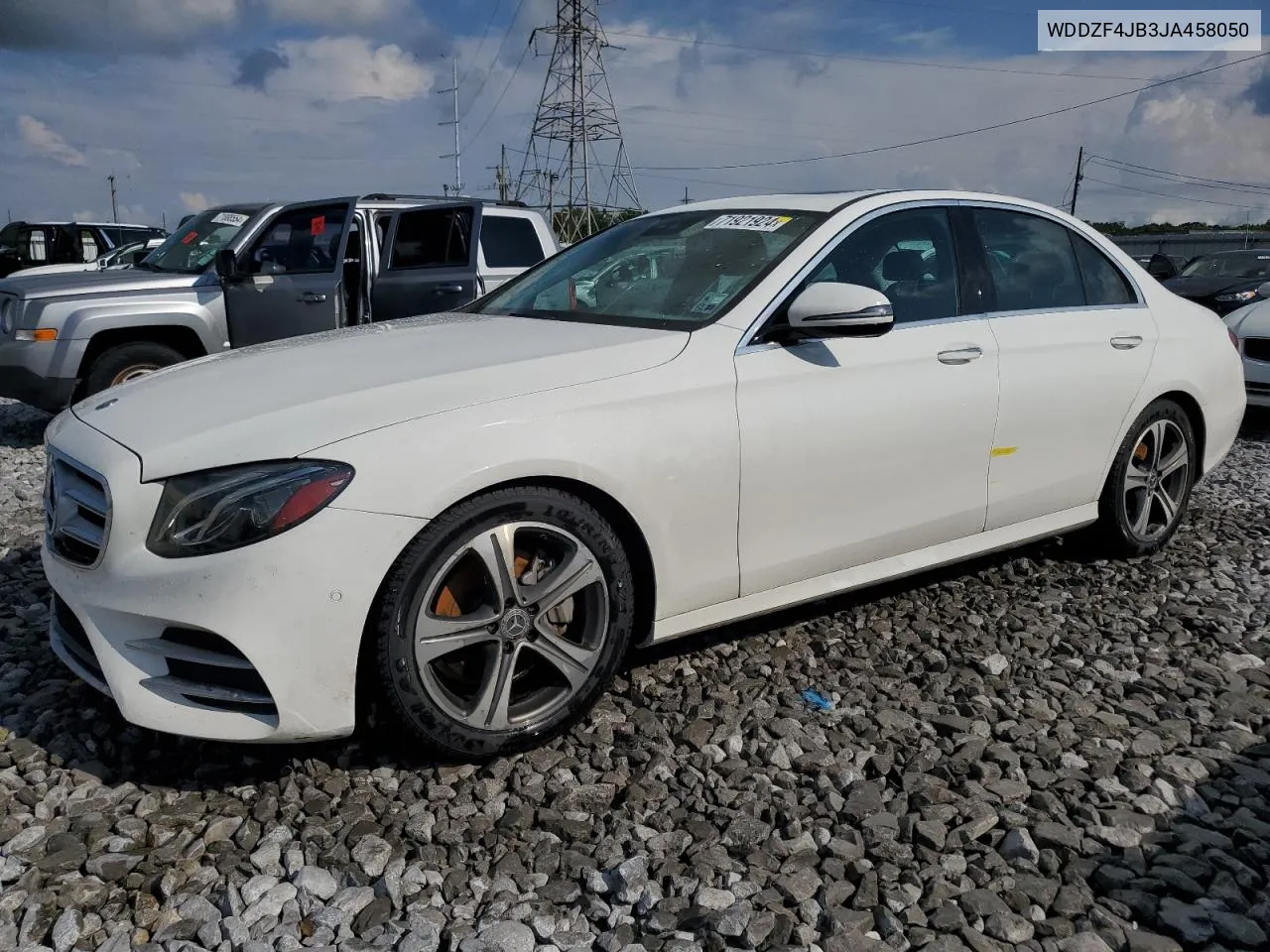 WDDZF4JB3JA458050 2018 Mercedes-Benz E 300