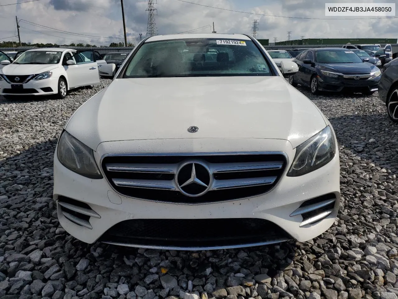 2018 Mercedes-Benz E 300 VIN: WDDZF4JB3JA458050 Lot: 71921924