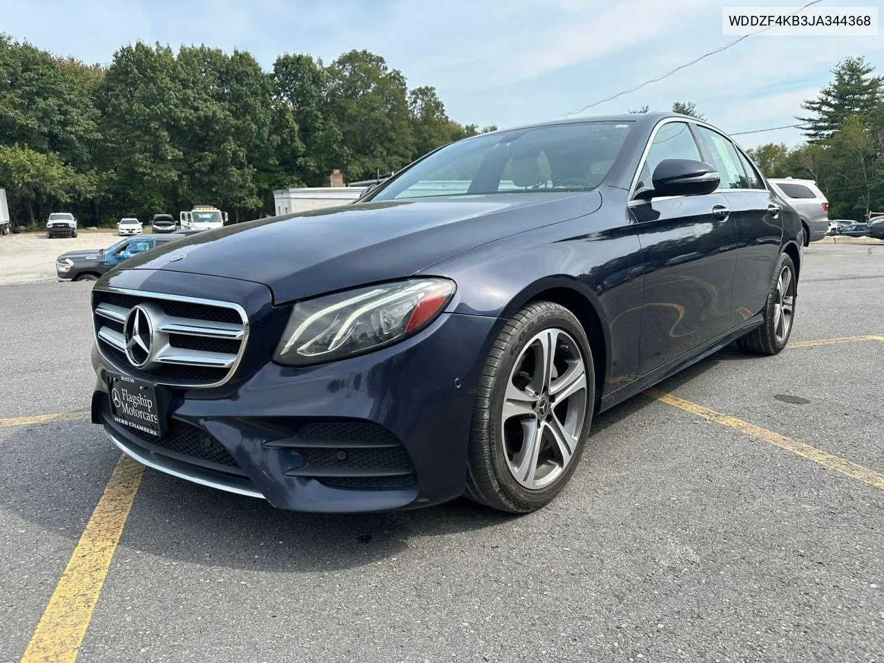 2018 Mercedes-Benz E 300 4Matic VIN: WDDZF4KB3JA344368 Lot: 72204674