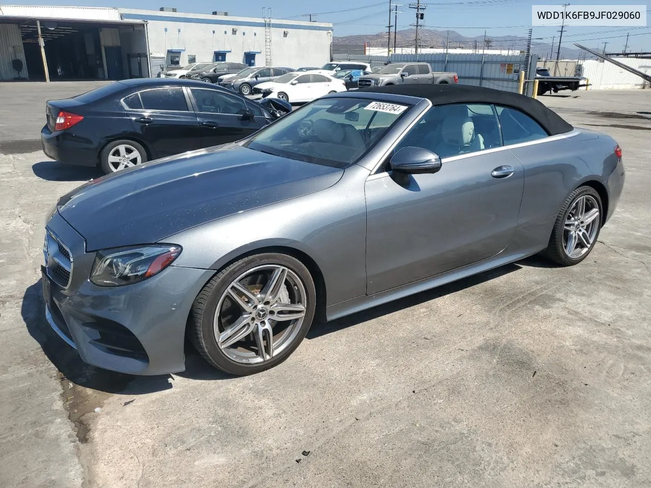 2018 Mercedes-Benz E 400 VIN: WDD1K6FB9JF029060 Lot: 72653764