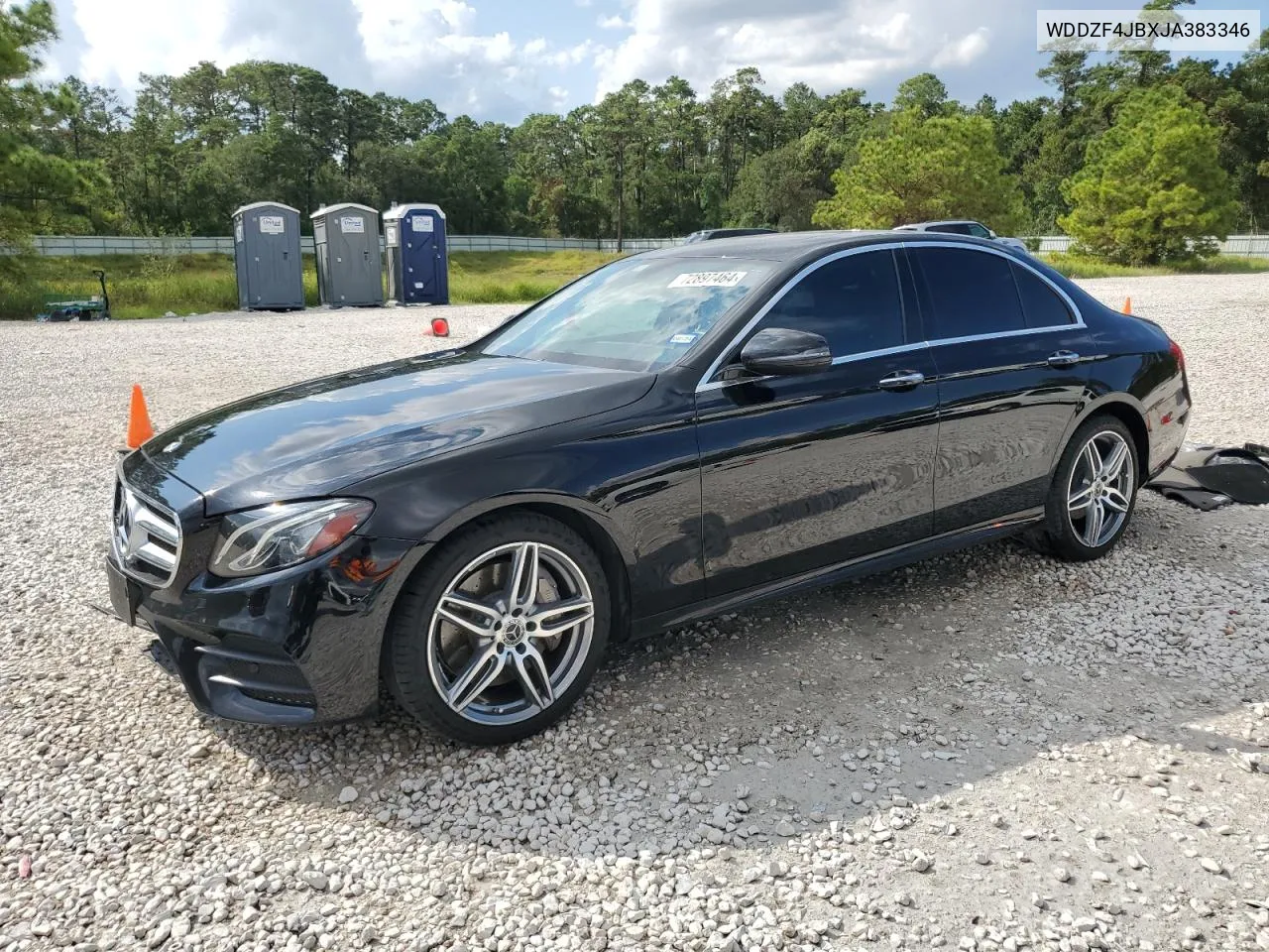 2018 Mercedes-Benz E 300 VIN: WDDZF4JBXJA383346 Lot: 72897464