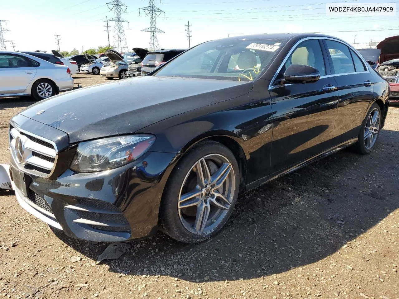 2018 Mercedes-Benz E 300 4Matic VIN: WDDZF4KB0JA447909 Lot: 73016274