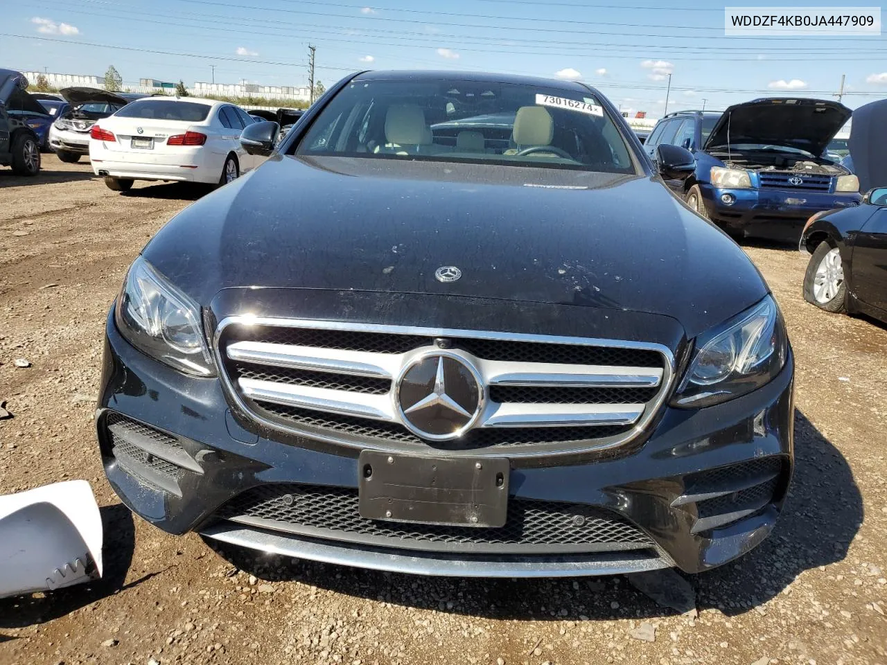 2018 Mercedes-Benz E 300 4Matic VIN: WDDZF4KB0JA447909 Lot: 73016274