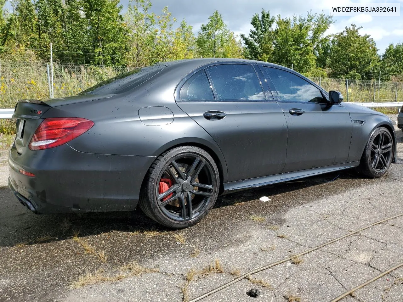 2018 Mercedes-Benz E 63 Amg-S VIN: WDDZF8KB5JA392641 Lot: 73023144