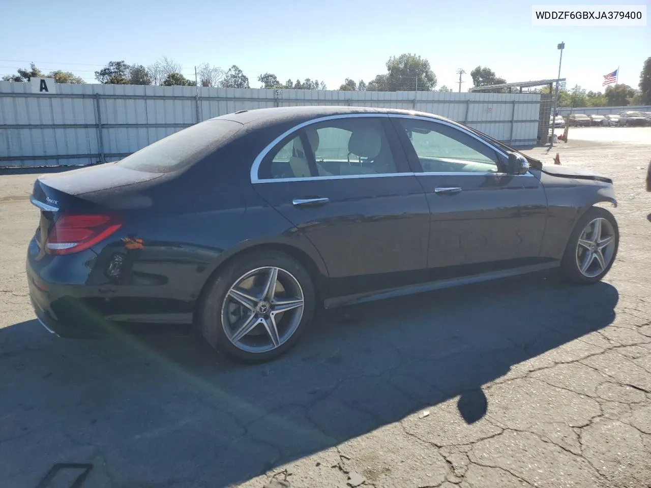 2018 Mercedes-Benz E 400 4Matic VIN: WDDZF6GBXJA379400 Lot: 73366094