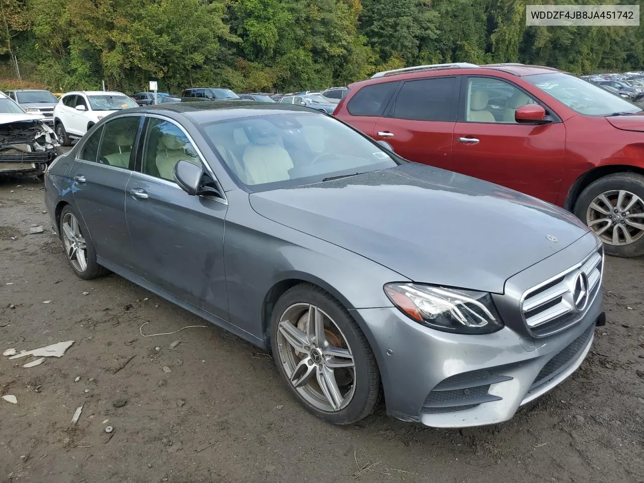 2018 Mercedes-Benz E 300 VIN: WDDZF4JB8JA451742 Lot: 73398404