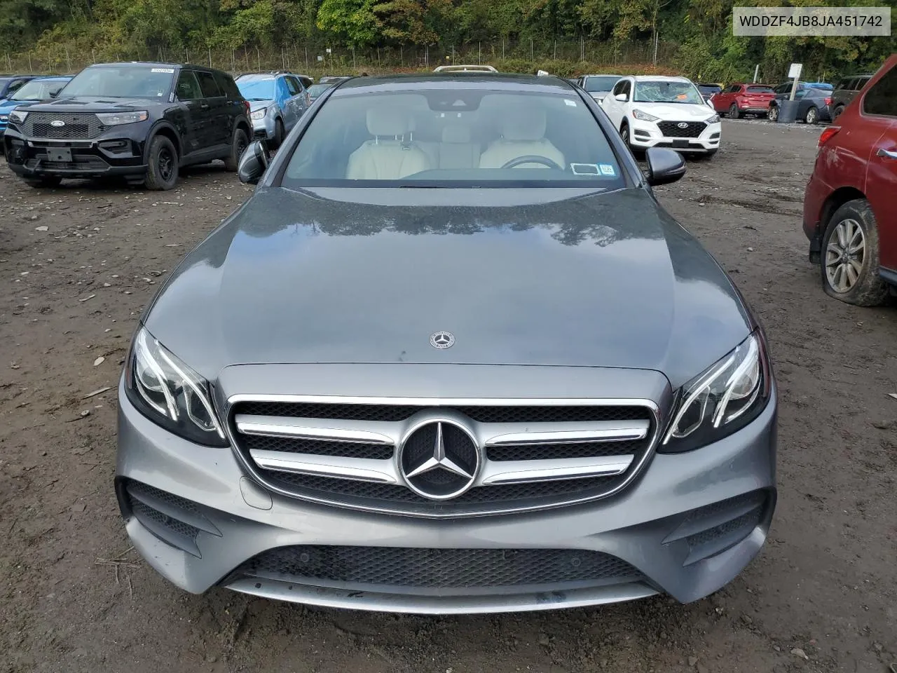 2018 Mercedes-Benz E 300 VIN: WDDZF4JB8JA451742 Lot: 73398404