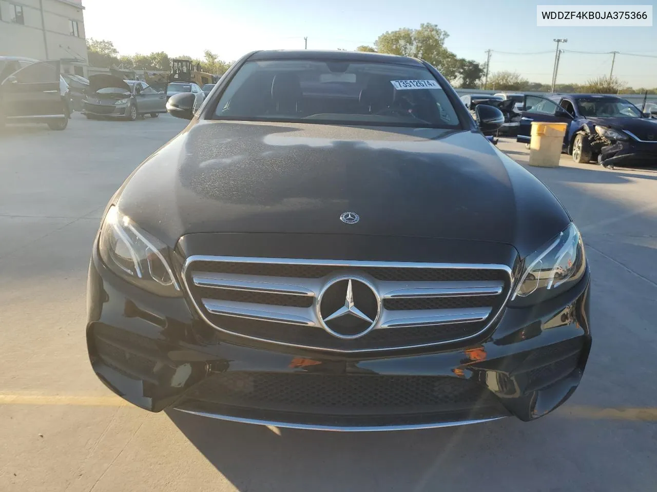 2018 Mercedes-Benz E 300 4Matic VIN: WDDZF4KB0JA375366 Lot: 73512674