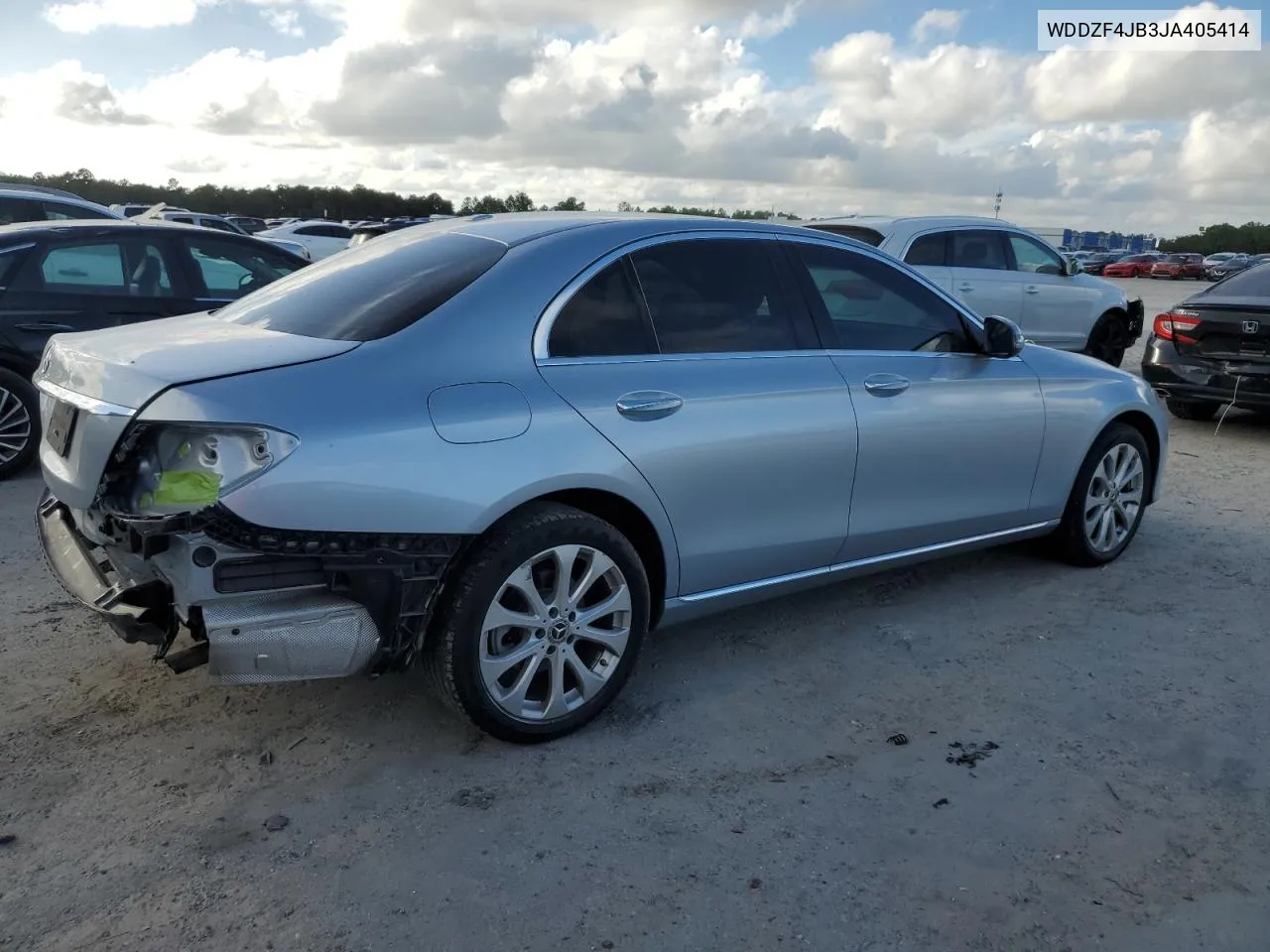 2018 Mercedes-Benz E 300 VIN: WDDZF4JB3JA405414 Lot: 73629294