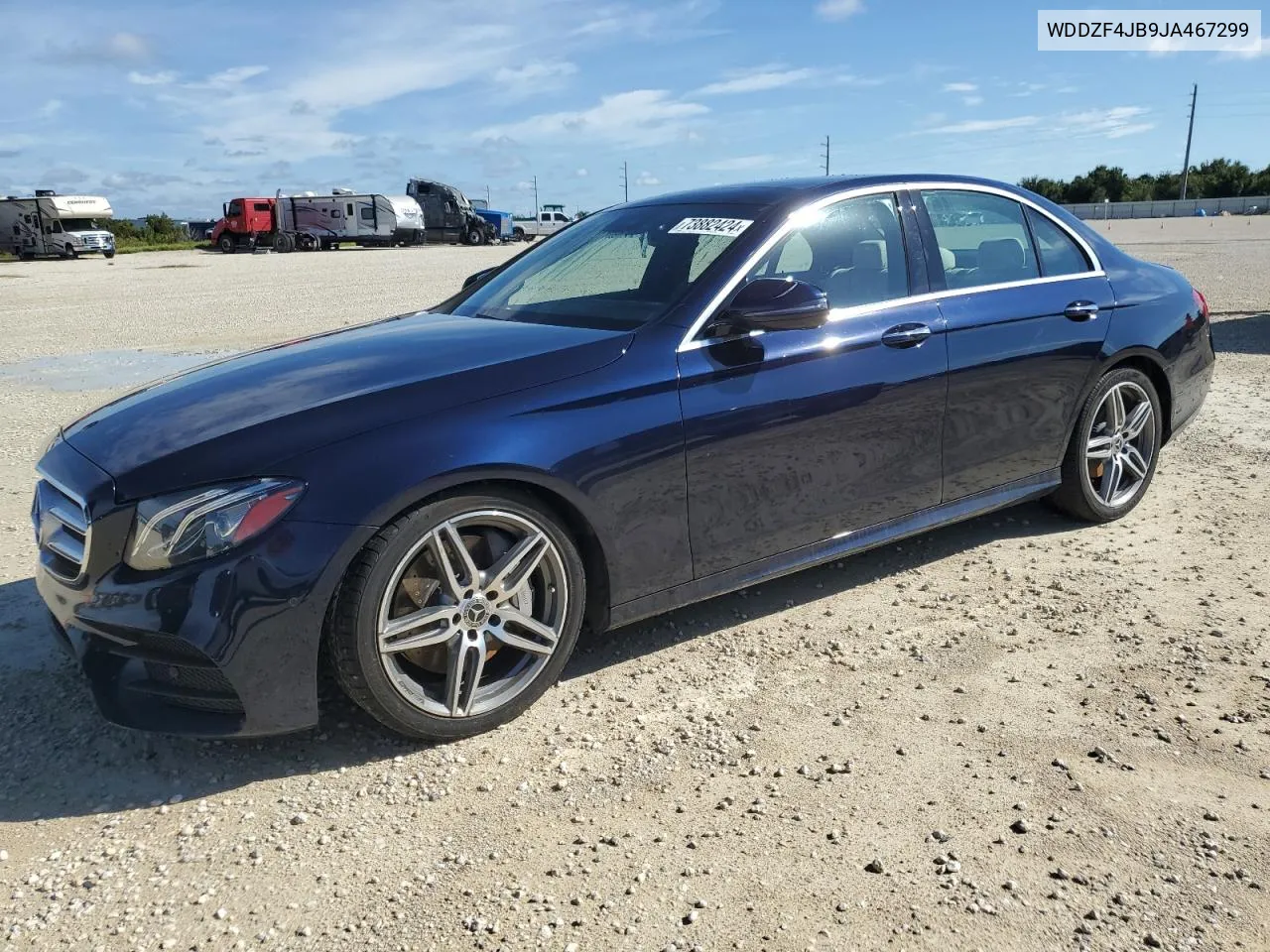 2018 Mercedes-Benz E 300 VIN: WDDZF4JB9JA467299 Lot: 73882424