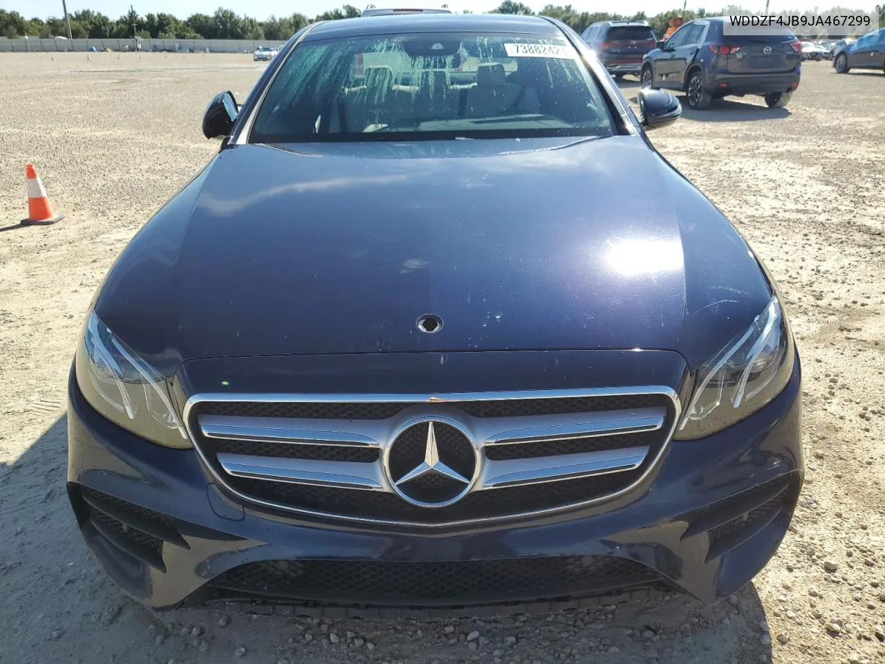 2018 Mercedes-Benz E 300 VIN: WDDZF4JB9JA467299 Lot: 73882424