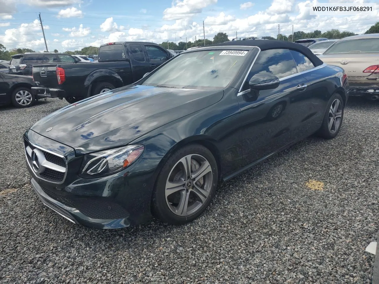 2018 Mercedes-Benz E 400 VIN: WDD1K6FB3JF068291 Lot: 73949994