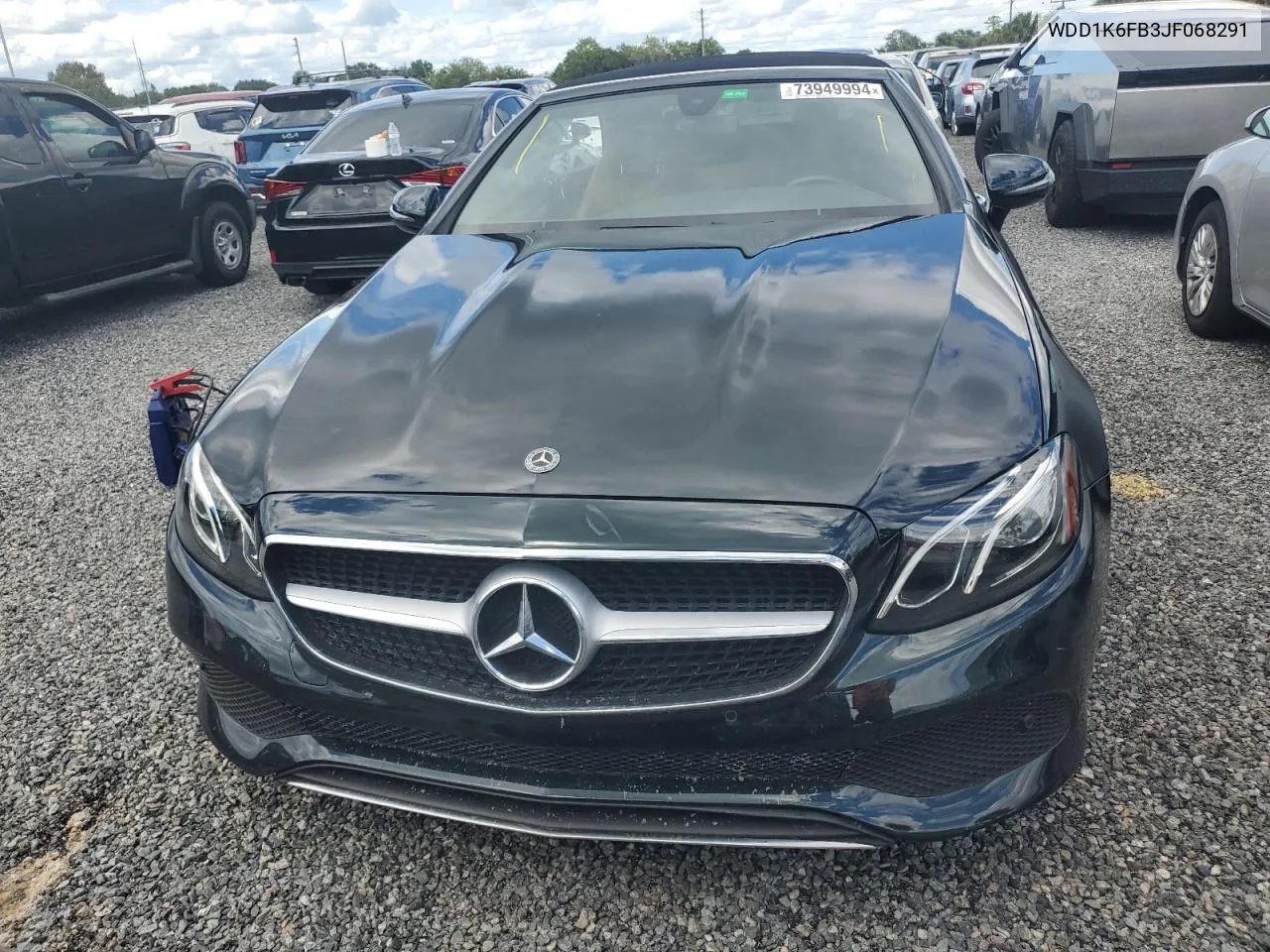 2018 Mercedes-Benz E 400 VIN: WDD1K6FB3JF068291 Lot: 73949994