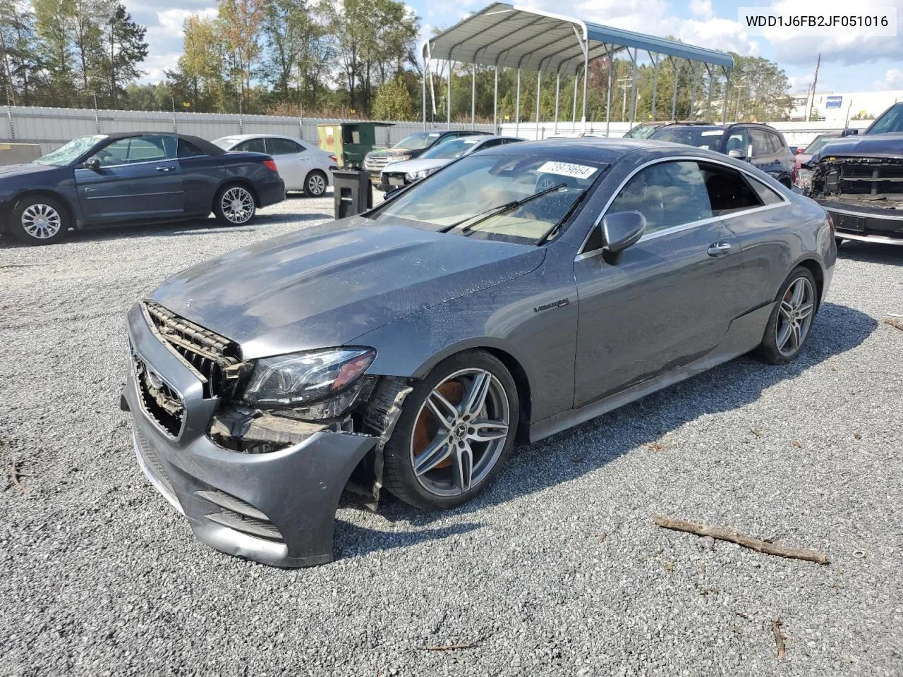 2018 Mercedes-Benz E 400 VIN: WDD1J6FB2JF051016 Lot: 73979664