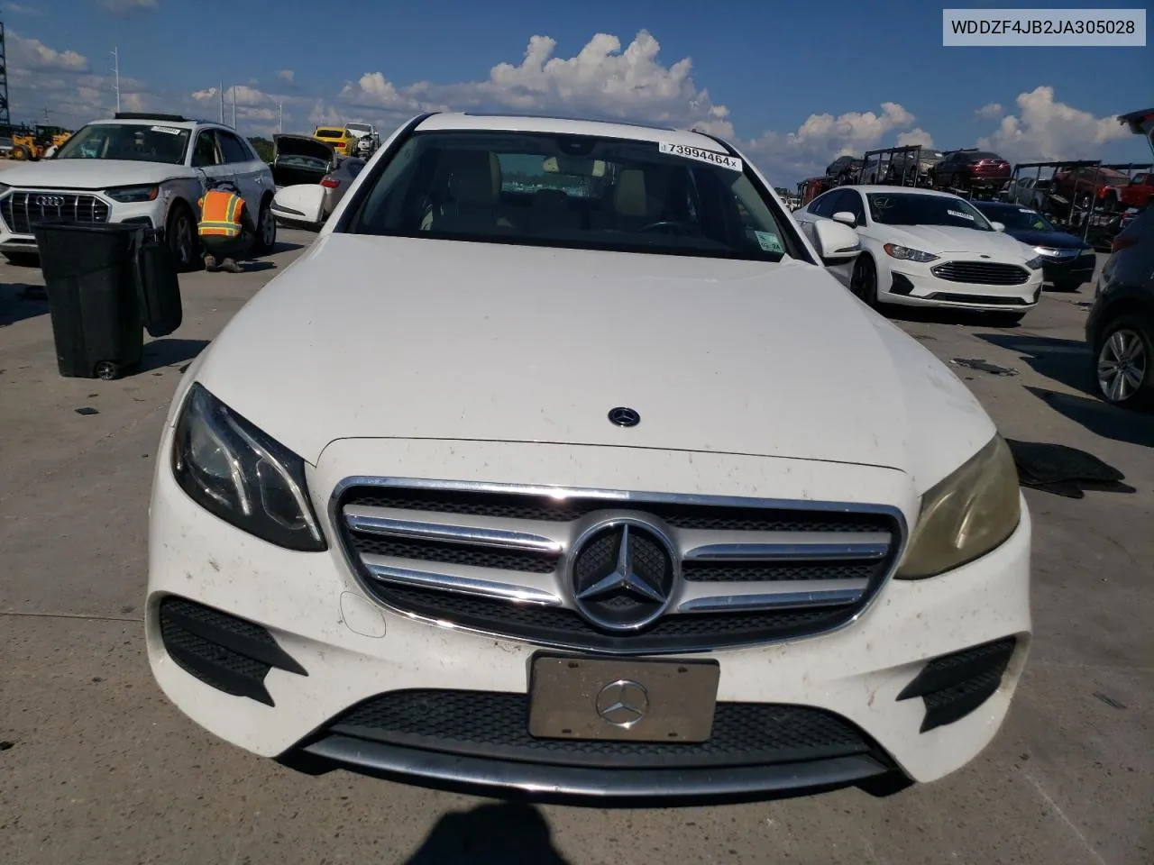 2018 Mercedes-Benz E 300 VIN: WDDZF4JB2JA305028 Lot: 73994464