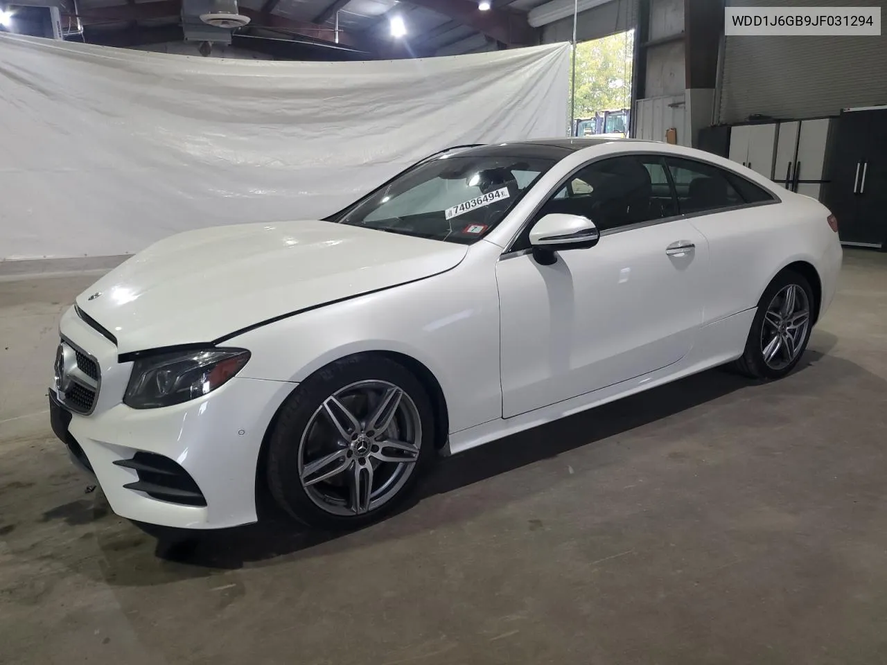 2018 Mercedes-Benz E 400 4Matic VIN: WDD1J6GB9JF031294 Lot: 74036494