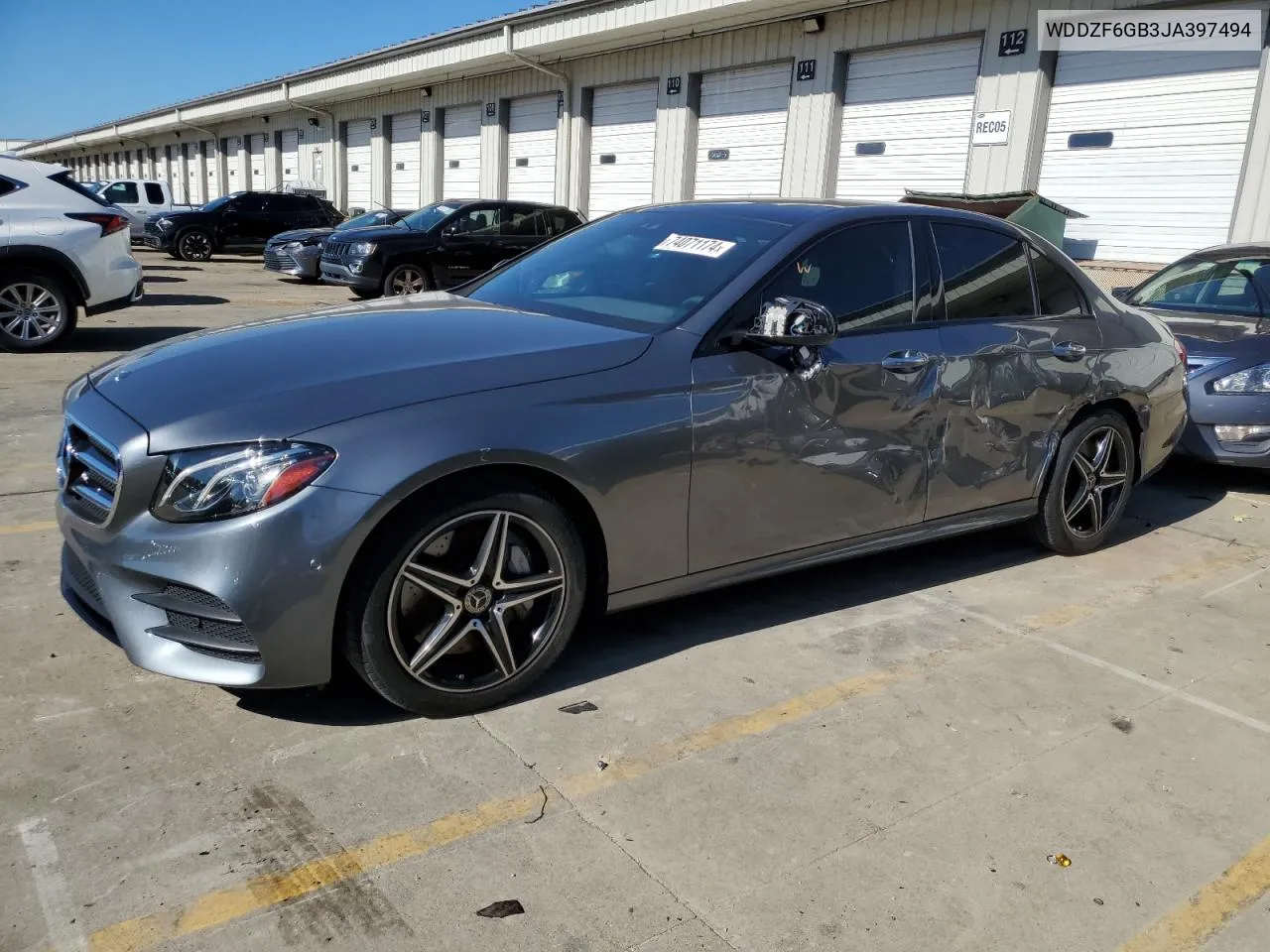 2018 Mercedes-Benz E 400 4Matic VIN: WDDZF6GB3JA397494 Lot: 74071174