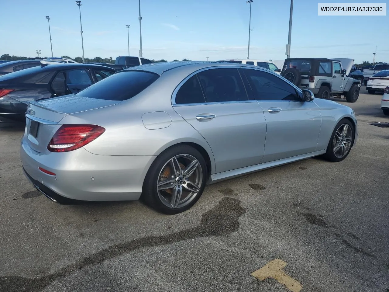 2018 Mercedes-Benz E 300 VIN: WDDZF4JB7JA337330 Lot: 74371454