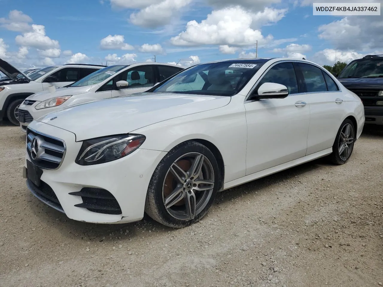 2018 Mercedes-Benz E 300 4Matic VIN: WDDZF4KB4JA337462 Lot: 74457584