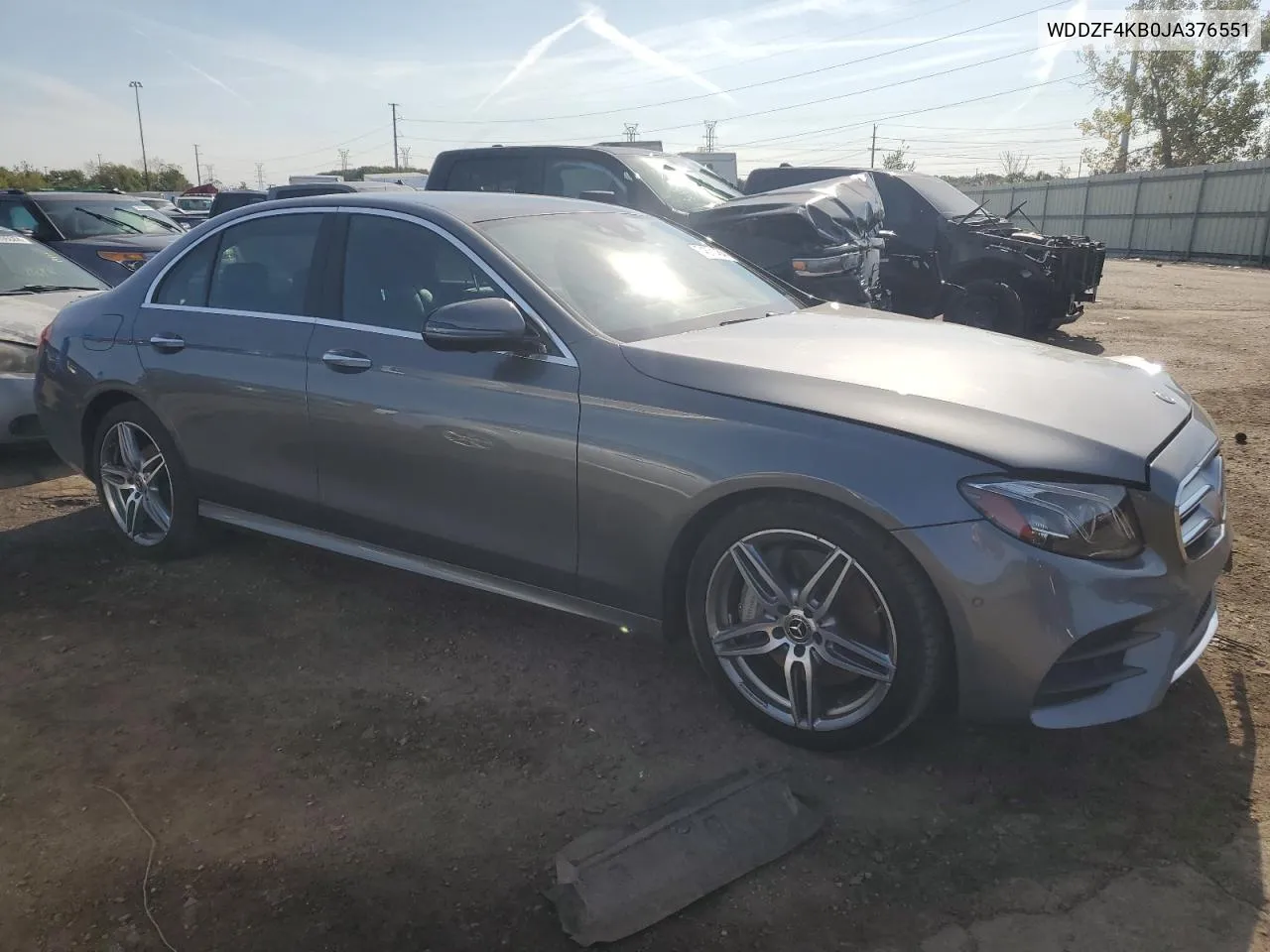 2018 Mercedes-Benz E 300 4Matic VIN: WDDZF4KB0JA376551 Lot: 74571484