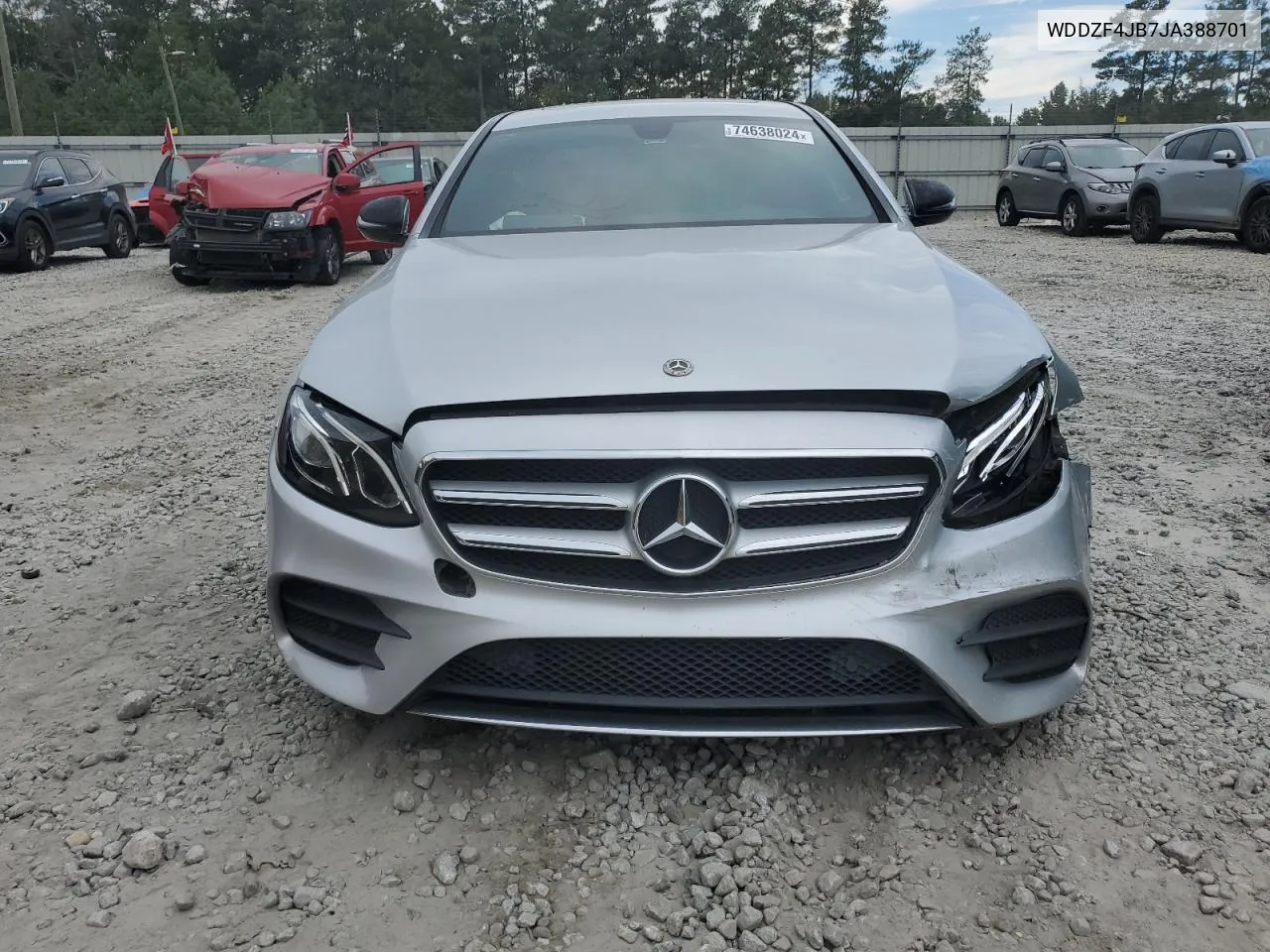 2018 Mercedes-Benz E 300 VIN: WDDZF4JB7JA388701 Lot: 74638024