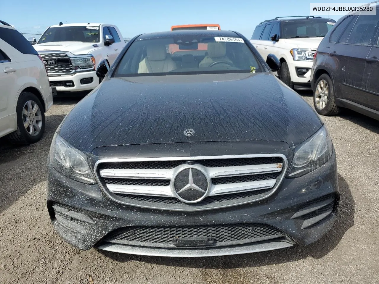 2018 Mercedes-Benz E 300 VIN: WDDZF4JB8JA335280 Lot: 74786454