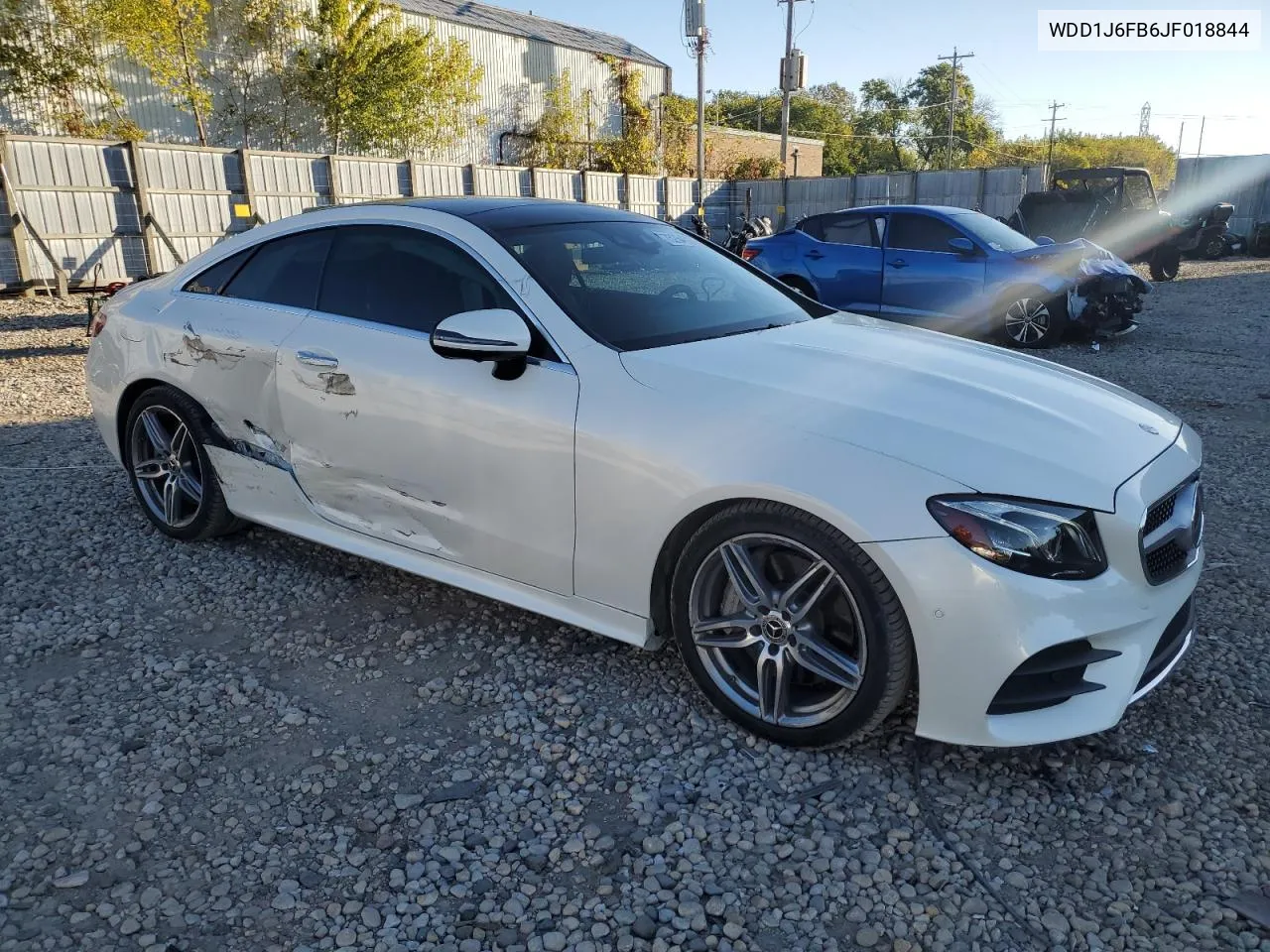 2018 Mercedes-Benz E 400 VIN: WDD1J6FB6JF018844 Lot: 75234894