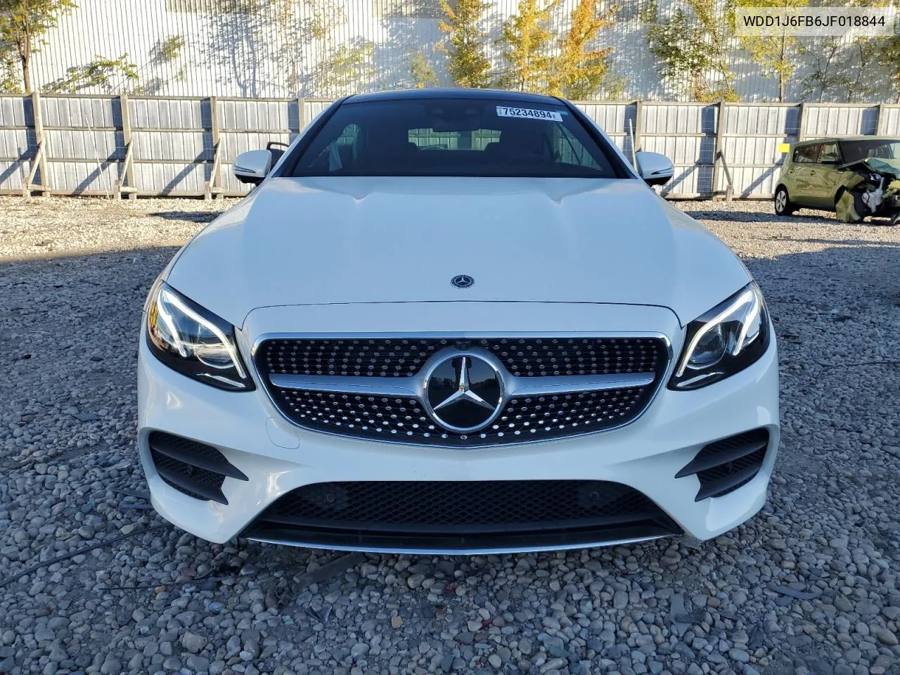 2018 Mercedes-Benz E 400 VIN: WDD1J6FB6JF018844 Lot: 75234894