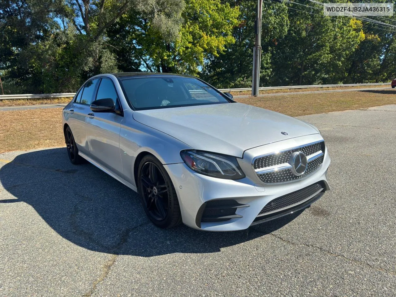 2018 Mercedes-Benz E 300 VIN: WDDZF4JB2JA436315 Lot: 75531324