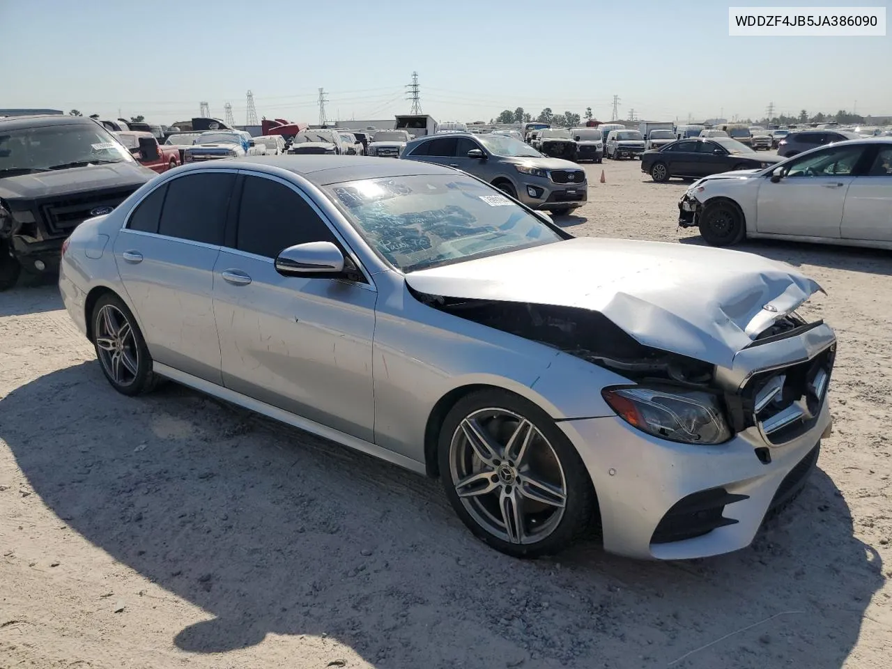 2018 Mercedes-Benz E 300 VIN: WDDZF4JB5JA386090 Lot: 75991954