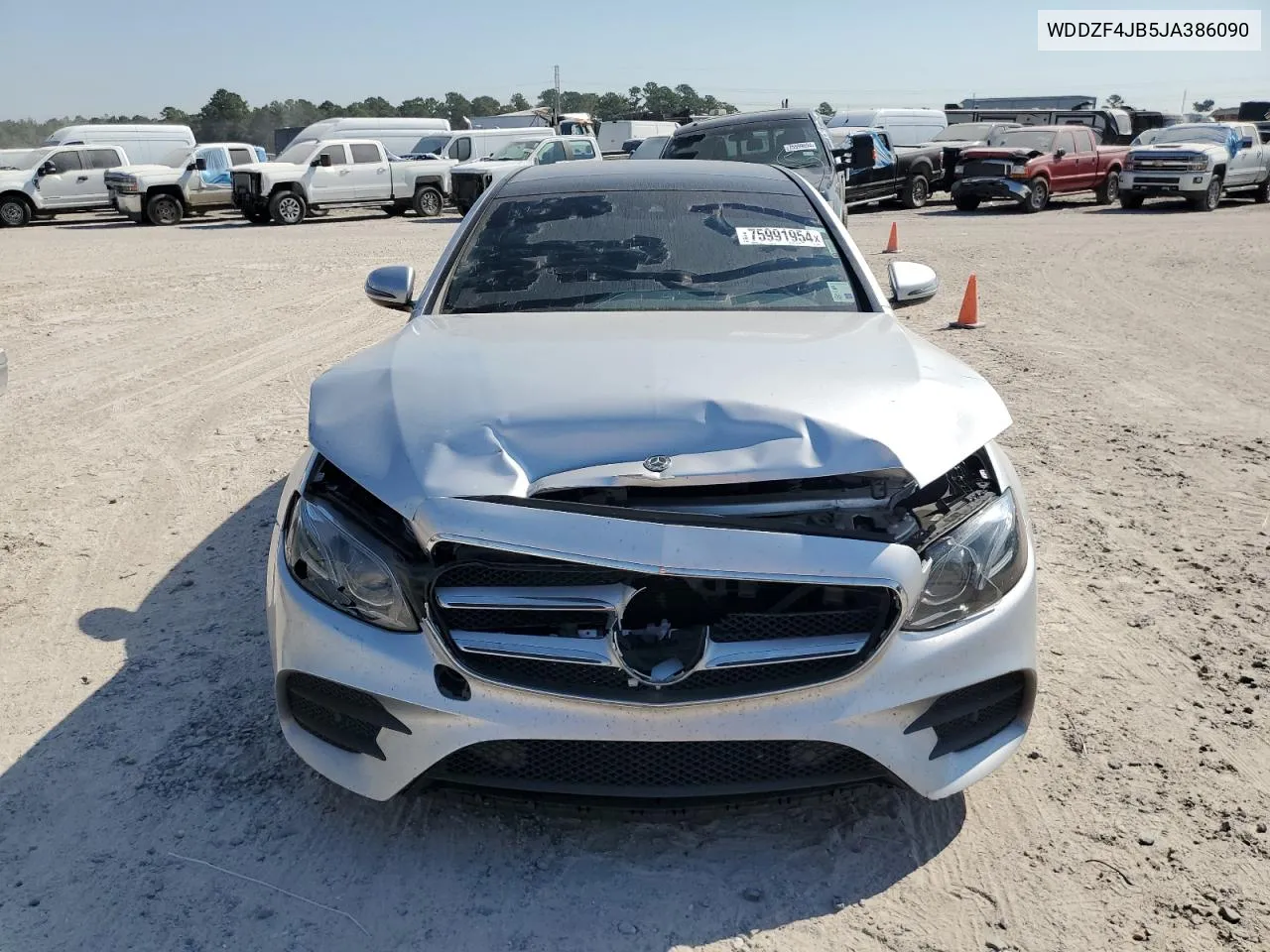 2018 Mercedes-Benz E 300 VIN: WDDZF4JB5JA386090 Lot: 75991954