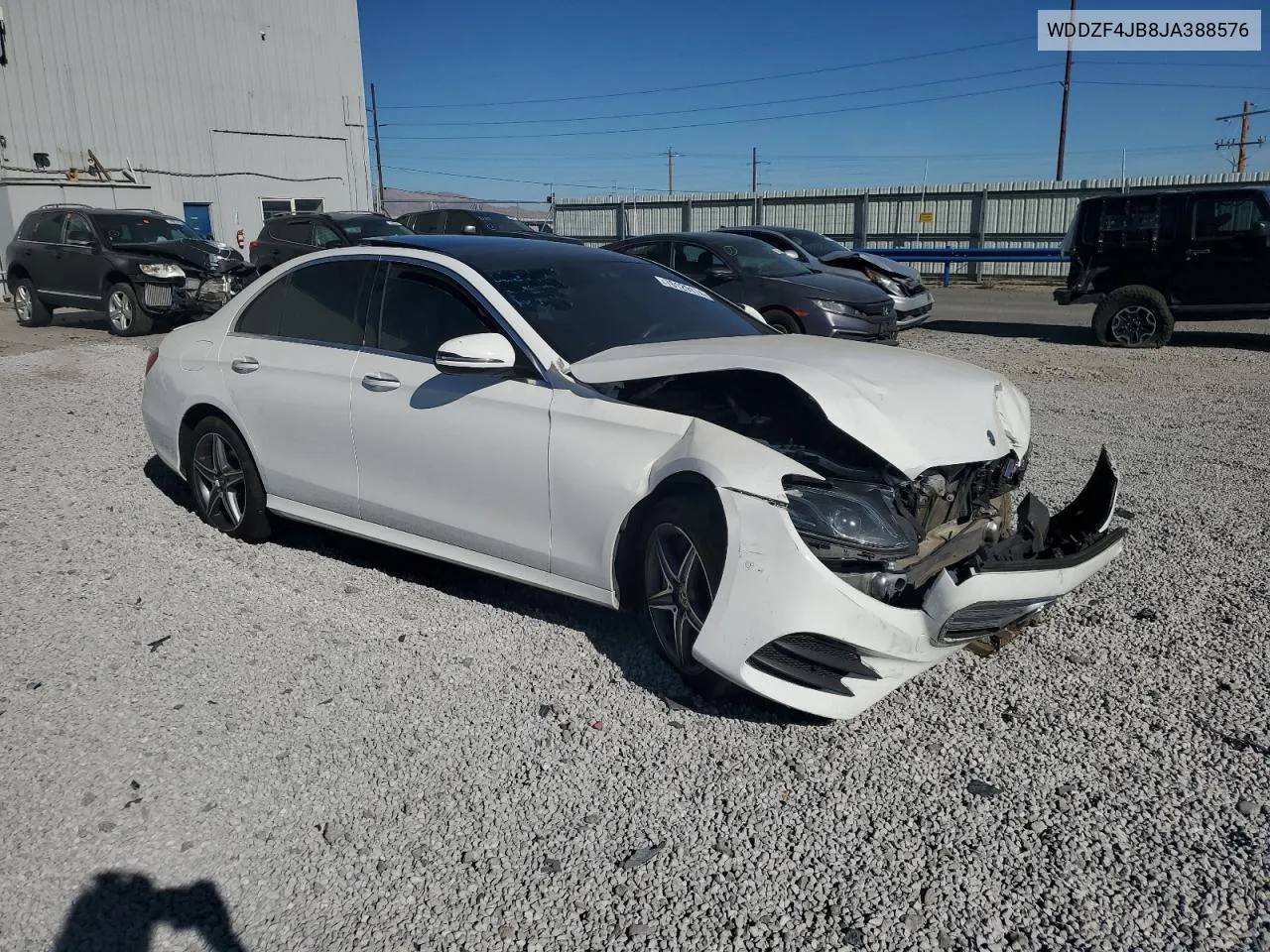 2018 Mercedes-Benz E 300 VIN: WDDZF4JB8JA388576 Lot: 76129174