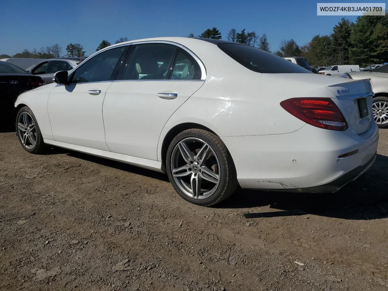 2018 Mercedes-Benz E 300 4Matic VIN: WDDZF4KB3JA401703 Lot: 76474254