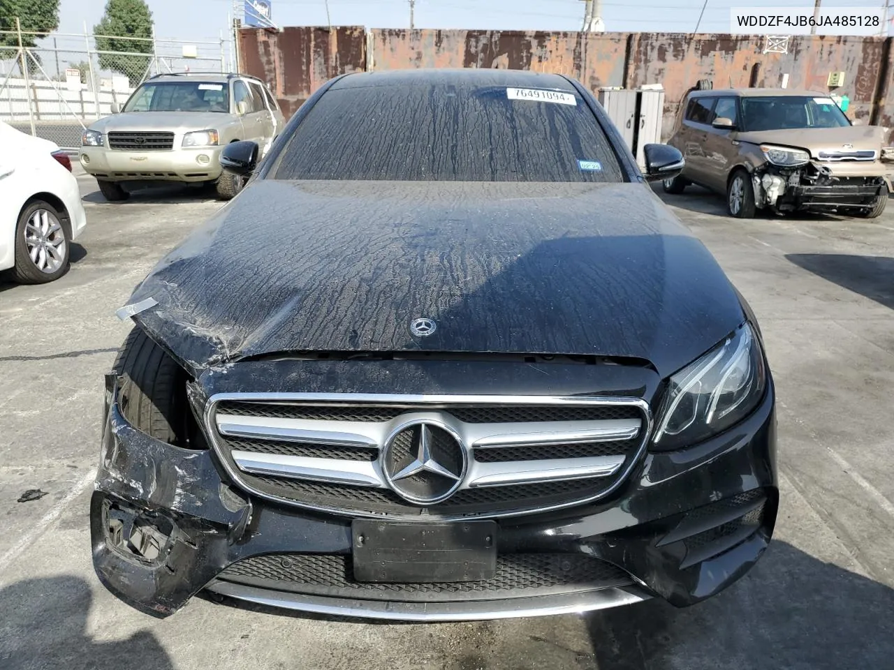 2018 Mercedes-Benz E 300 VIN: WDDZF4JB6JA485128 Lot: 76491094