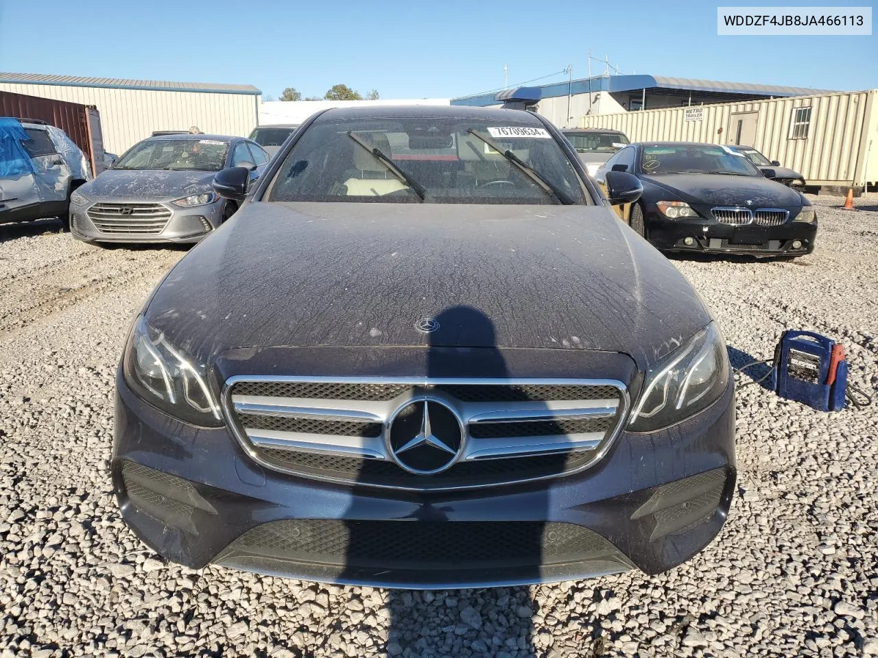 2018 Mercedes-Benz E 300 VIN: WDDZF4JB8JA466113 Lot: 76709634